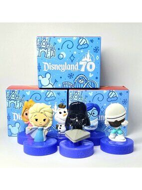 Disney 2025 McDonald's DISNEYLAND 70th Anniversary Toy Lot Star Wars Frozen